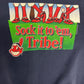 Cleveland Indians Sock it To 'Em Tribe Graphic Crewneck | Size Medium | Vintage 1990s MLB Baseball Blue Sweater |