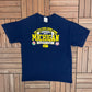 Michigan Wolverines Rose Bowl Nike Graphic Tee | Size Large | Vintage 2000s College Football Blue T-Shirt |