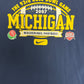 Michigan Wolverines Rose Bowl Nike Graphic Tee | Size Large | Vintage 2000s College Football Blue T-Shirt |