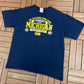 Michigan Wolverines Rose Bowl Nike Graphic Tee | Size Large | Vintage 2000s College Football Blue T-Shirt |