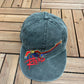 Molson Canadian Rocks Graphic Hat | Metal Clasp | Vintage 1990s Promotional Grey Cap |