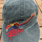 Molson Canadian Rocks Graphic Hat | Metal Clasp | Vintage 1990s Promotional Grey Cap |