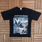 Dodge Thunder Road Move Over... Graphic Tee | Size Large | Vintage 2000s Muscle Car Promotional Black T-Shirt |