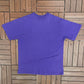 Banff Alberta, Canada Graphic Tee | Size Large | Vintage 1990s Tourist Single Stitch Purple T-Shirt |