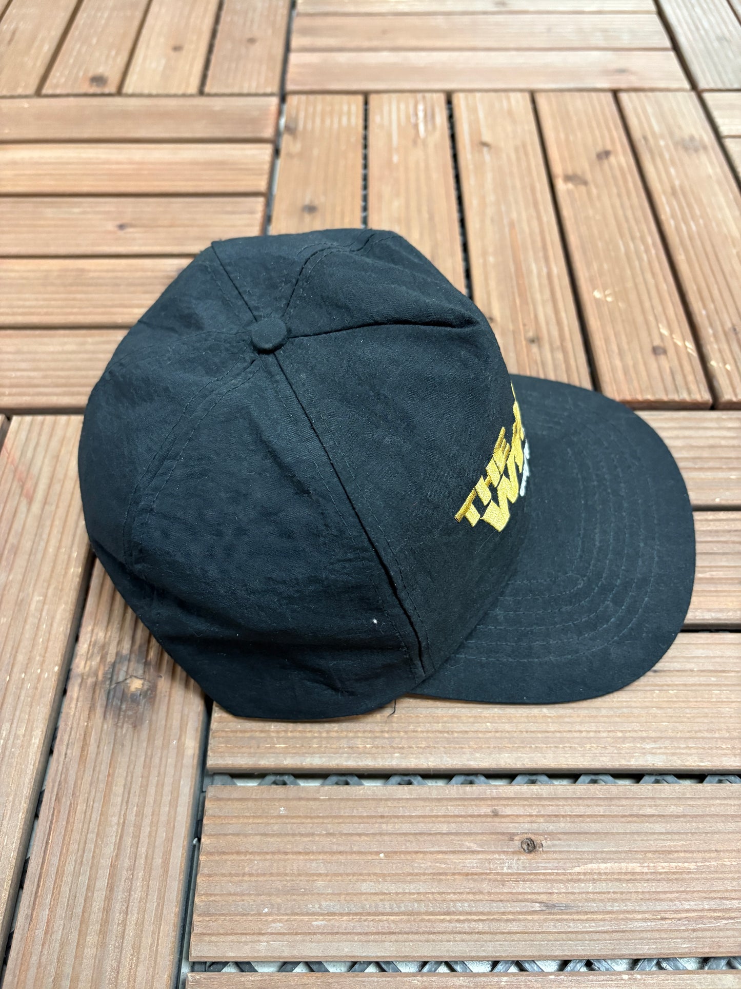 The Wrap Only Winston Has It Graphic Hat | Snap Back | Vintage 1990s Black Promotional Cap |