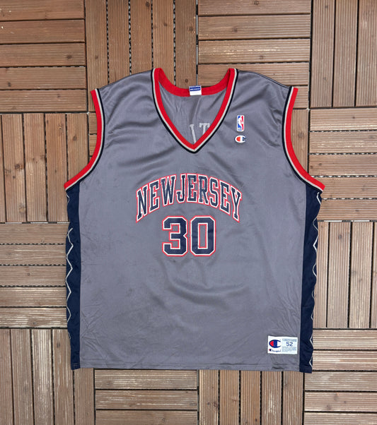 New Jersey Nets Kerry Kittles Basketball Jersey | Size XX-Large | Vintage 2000s NBA Basketball Champion Grey Jersey |