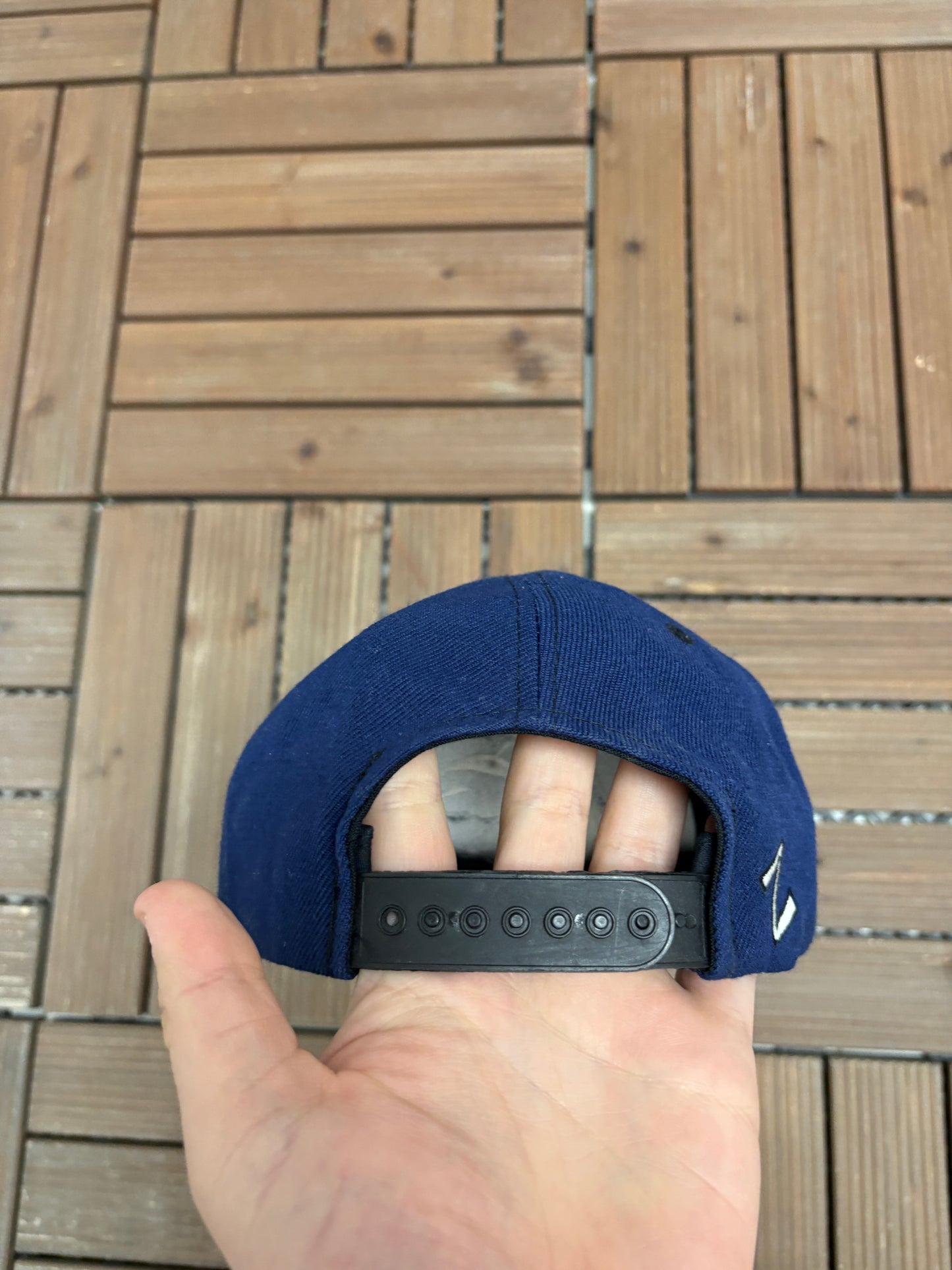 Penn State Nittany Lions Graphic Hat | Snap Back | Vintage 1990s College Blue Cap |