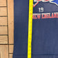 New England Patriots Division Champs 1996 Graphic Tee | Size Large | Vintage 1990s NFL Football Blue T-Shirt |