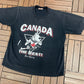 Don Cherry Canada The Best! Graphic Tee | Size Large | Vintage 1990s Hockey Black T-Shirt |