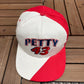 Richard Petty #43 NASCAR Embroidered Hat | Snap Back | Vintage 2000s Racing White Cap |