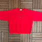 Ohio State Buckeyes Embroidered Graphic Crewneck | Size Medium | Vintage 1990s College Red Sweater |