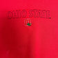 Ohio State Buckeyes Embroidered Graphic Crewneck | Size Medium | Vintage 1990s College Red Sweater |