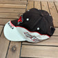 New Jersey Devils Graphic Hat | Strap Back | Vintage 2000s NHL Hockey Black Cap |