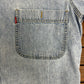 Levi's Thin Denim Collared Shirt | Size Large | Vintage 2000s Light Blue Denim T-Shirt |