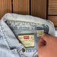 Levi's Thin Denim Collared Shirt | Size Large | Vintage 2000s Light Blue Denim T-Shirt |