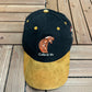 Cobra '84 Whiskey Graphic Hat | Strap Back | Vintage 2000s Promotional Black Cap |