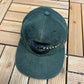 Green Bay Packers Embroidered Graphic Hat | Snap Back | Vintage 1990s NFL Football Black Cap |