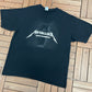 Metallica Death Magnetic Graphic Tee | Size X-Large | Vintage 2000s Rock Band Black T-Shirt |