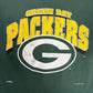Green Bay Packers Graphic Tee | Size Large | Vintage 1990s NFL Football Green T-Shirt |