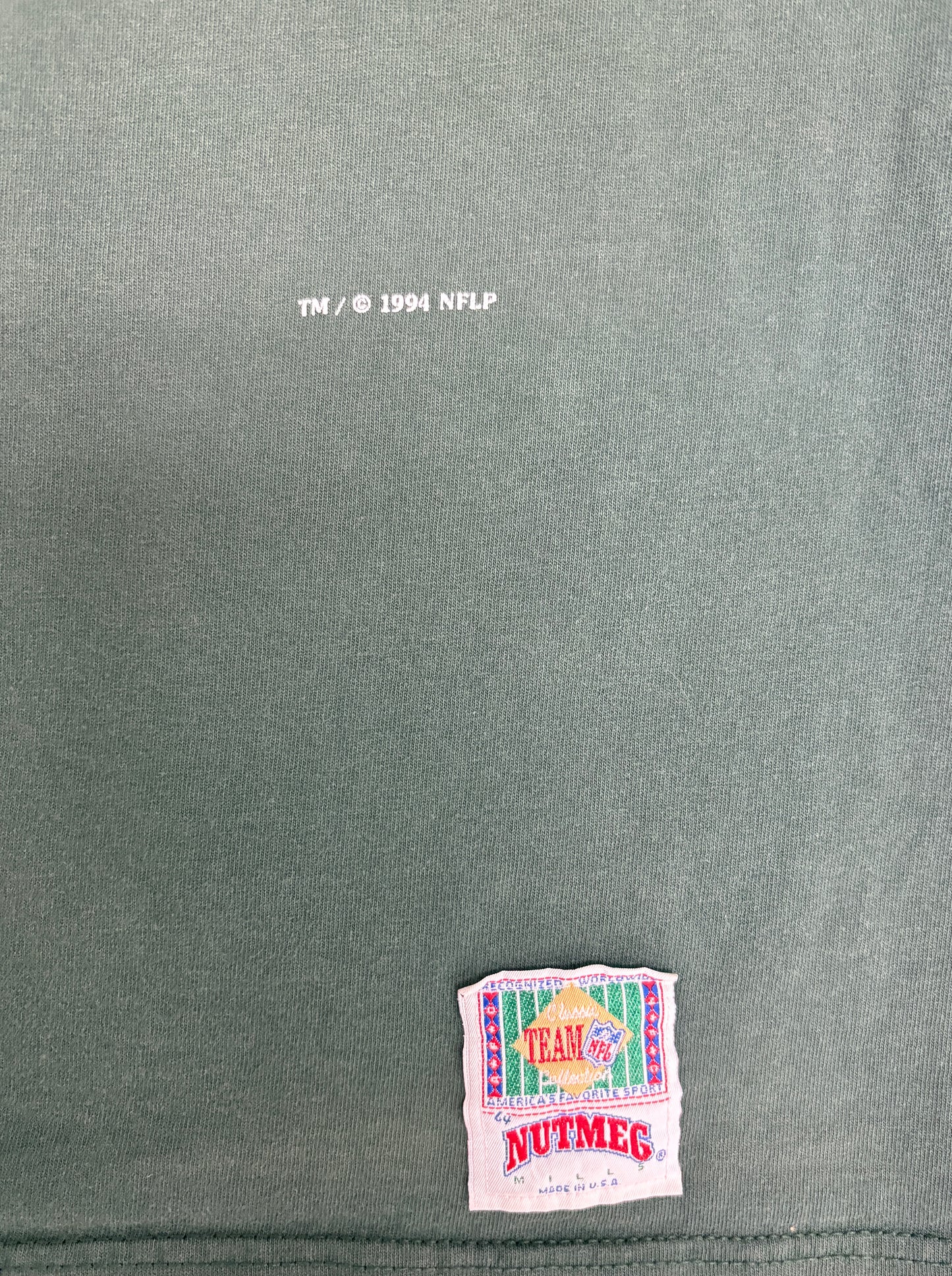 Green Bay Packers Graphic Tee | Size Large | Vintage 1990s NFL Football Green T-Shirt |