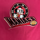 Mickey Maniacs Football Graphic Tee | Size Large | Vintage 1990s Disney Cartoon Red T-Shirt |