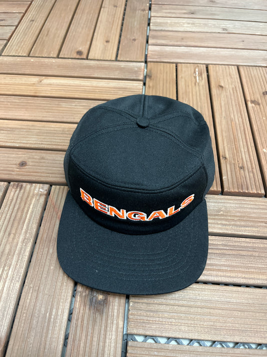 Cincinnati Bengals Spell Out Graphic Hat | Snap Back | Vintage 1990s NFL Football Cap |