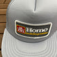 Home Hardware Building Centre Graphic Hat | Snap Back | Vintage 1990s Trucker Promotional Grey Cap |