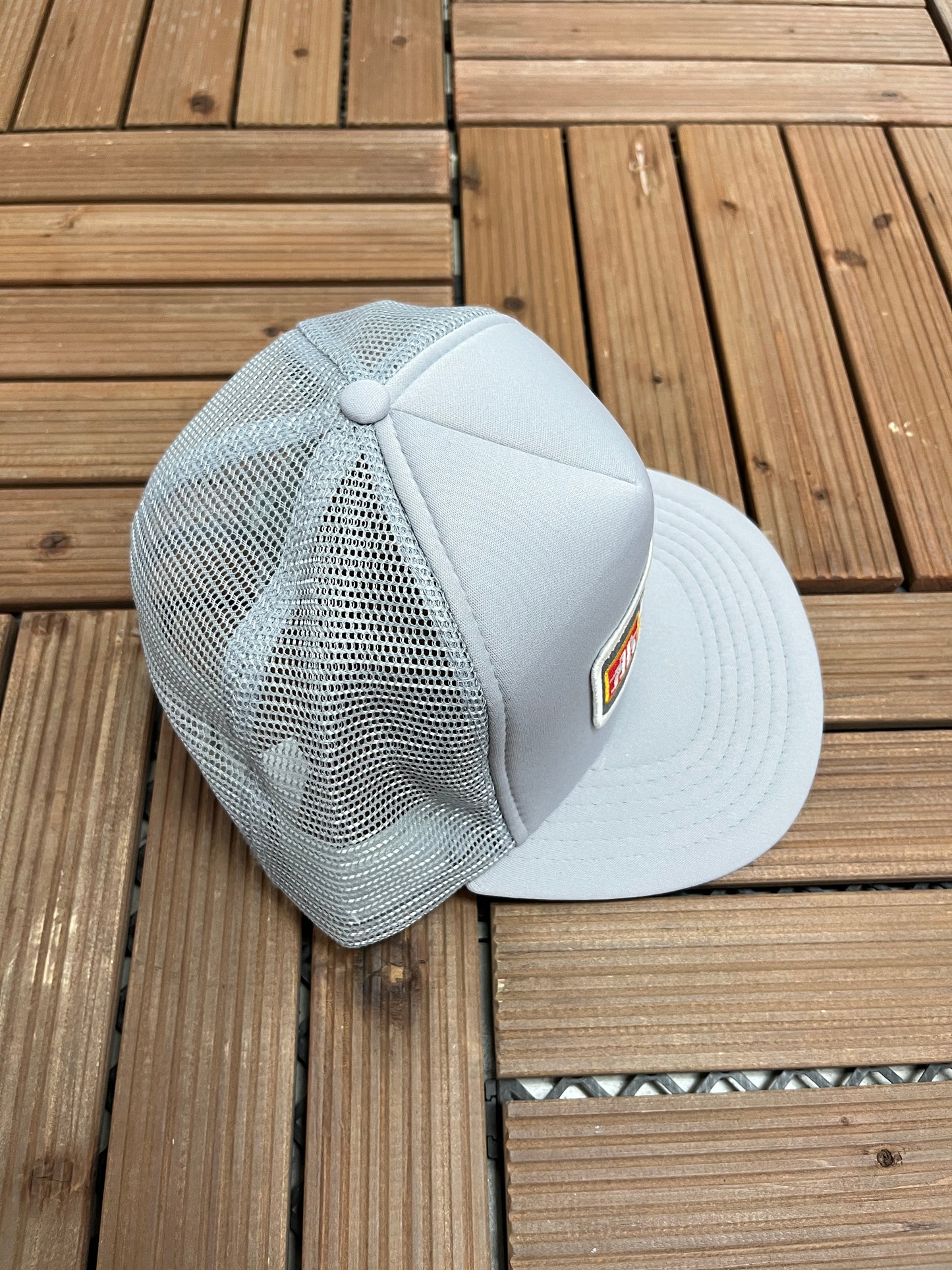 Home Hardware Building Centre Graphic Hat | Snap Back | Vintage 1990s Trucker Promotional Grey Cap |