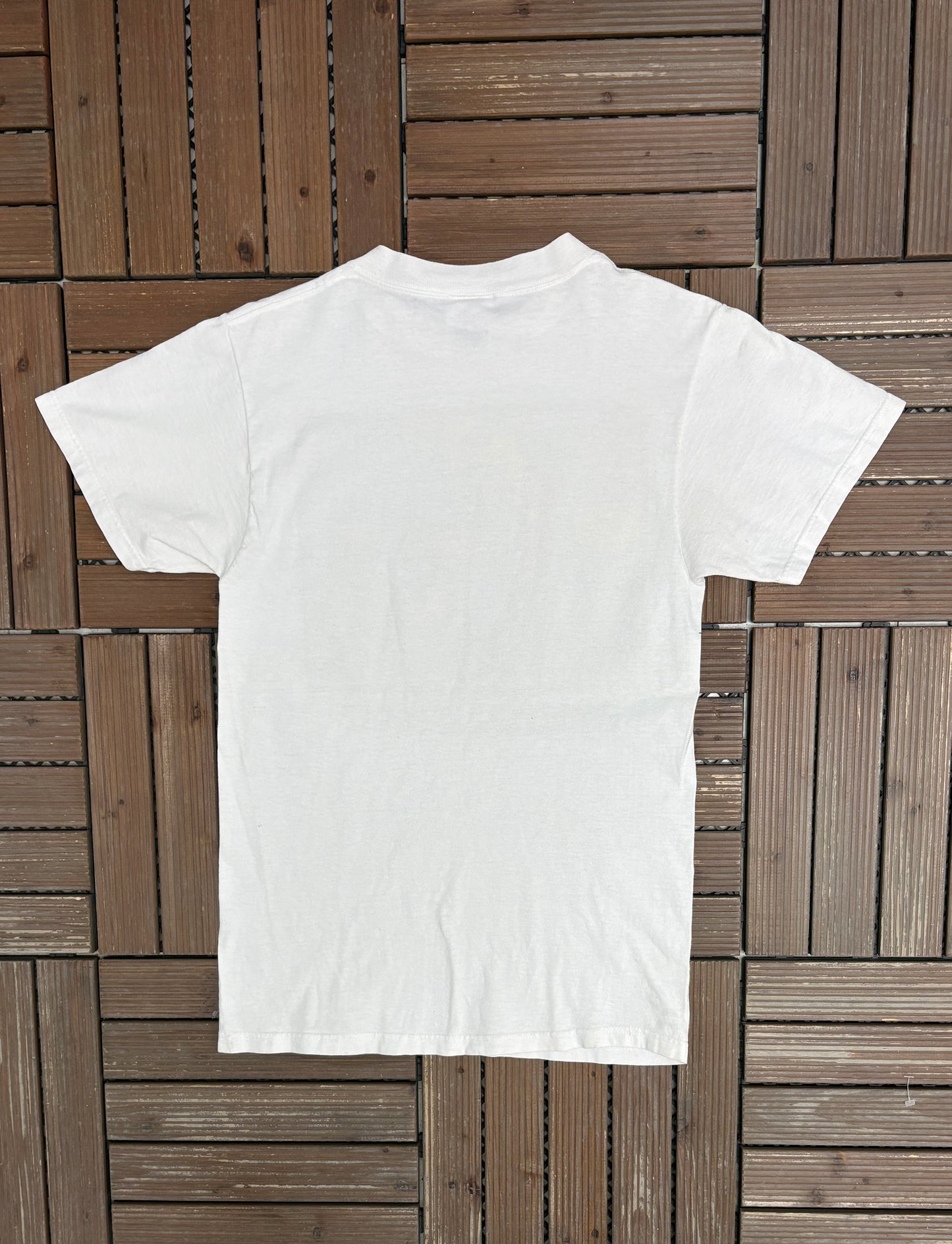Huckleberry Hound Graphic Tee | Size Small | Vintage 1990s Promotional White T-Shirt |