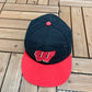Wisconsin Badgers Rose Bowl 1994 Graphic Hat | Snap Back | Vintage 1990s College Sports Black Cap |