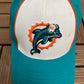 Miami Dolphins Embroidered Hat | One Size | Vintage 2000s NFL Football White Cap |