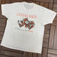 Cleveland Browns Puttin' On The Dawg Graphic Tee | Size X-Large | Vintage 1990s NFL Football White T-Shirt |