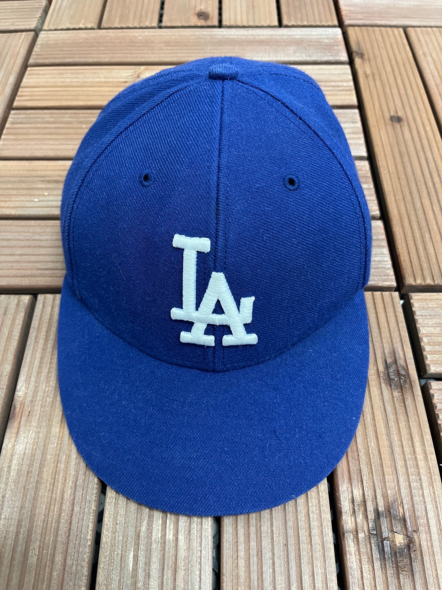 Los Angeles Dodgers Stitched Graphic Hat | Strap Back | Newer Style MLB Baseball Cap |