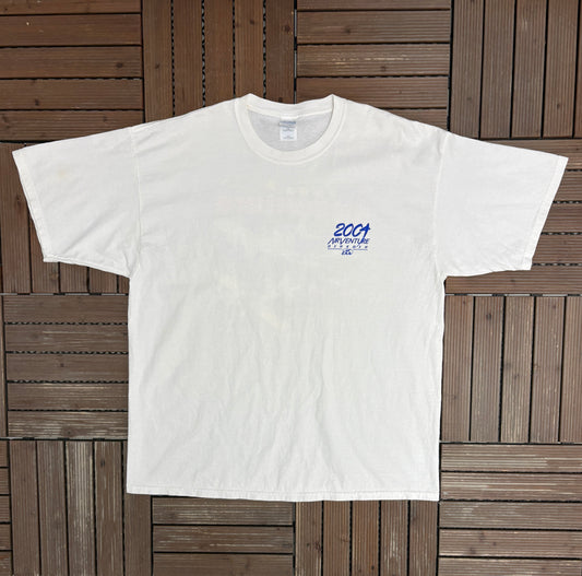 Oshkosh Airventure 2004 Graphic Tee | Size XX-Large | Vintage 2000s Promotional White T-Shirt |