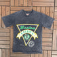 Boston Celtics Graphic Tee | Size Small | Vintage 1980s NBA Basketball Grey T-Shirt |