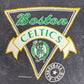 Boston Celtics Graphic Tee | Size Small | Vintage 1980s NBA Basketball Grey T-Shirt |