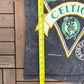 Boston Celtics Graphic Tee | Size Small | Vintage 1980s NBA Basketball Grey T-Shirt |