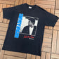 Bryan Adams Into The Fire Tour 1987 Graphic Tee | Size X-Large | Vintage 1990s Canadian Rock Black T-Shirt |