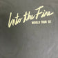 Bryan Adams Into The Fire Tour 1987 Graphic Tee | Size X-Large | Vintage 1990s Canadian Rock Black T-Shirt |