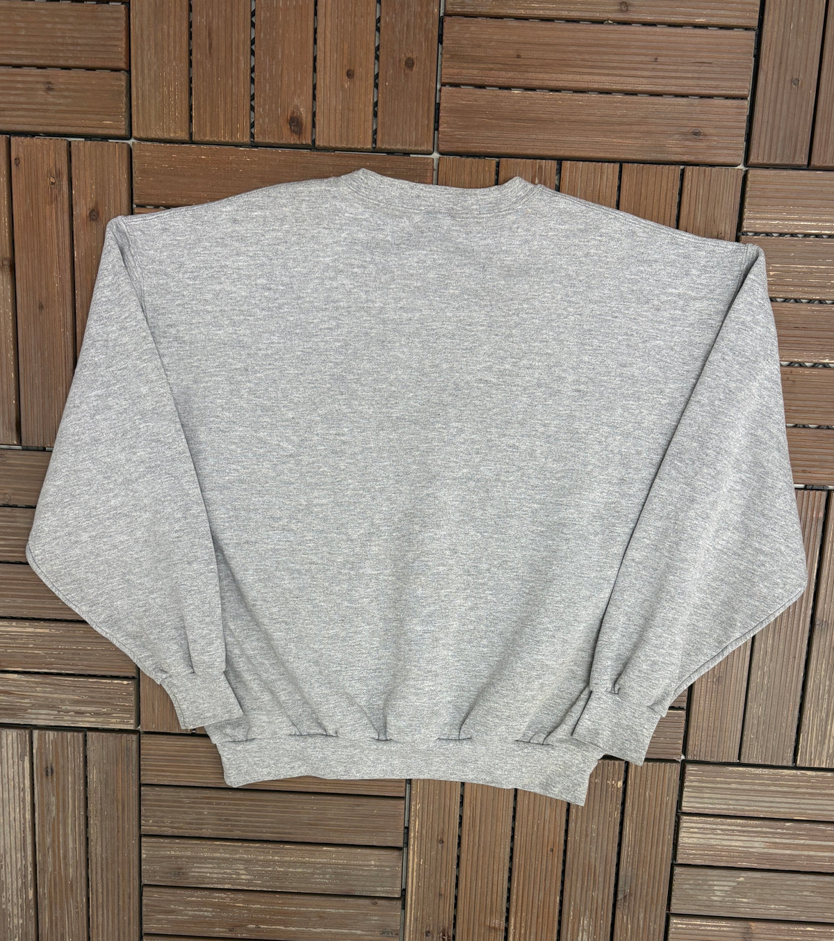 Laurier Golden Hawks Basketball Graphic Crewneck | Size Large | Vintage 2000s University Grey Sweater |