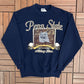 Penn State Nittany Lions Graphic Crewneck | Size Large | Vintage 1990s Blue College Sweater |