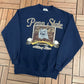 Penn State Nittany Lions Graphic Crewneck | Size Large | Vintage 1990s Blue College Sweater |