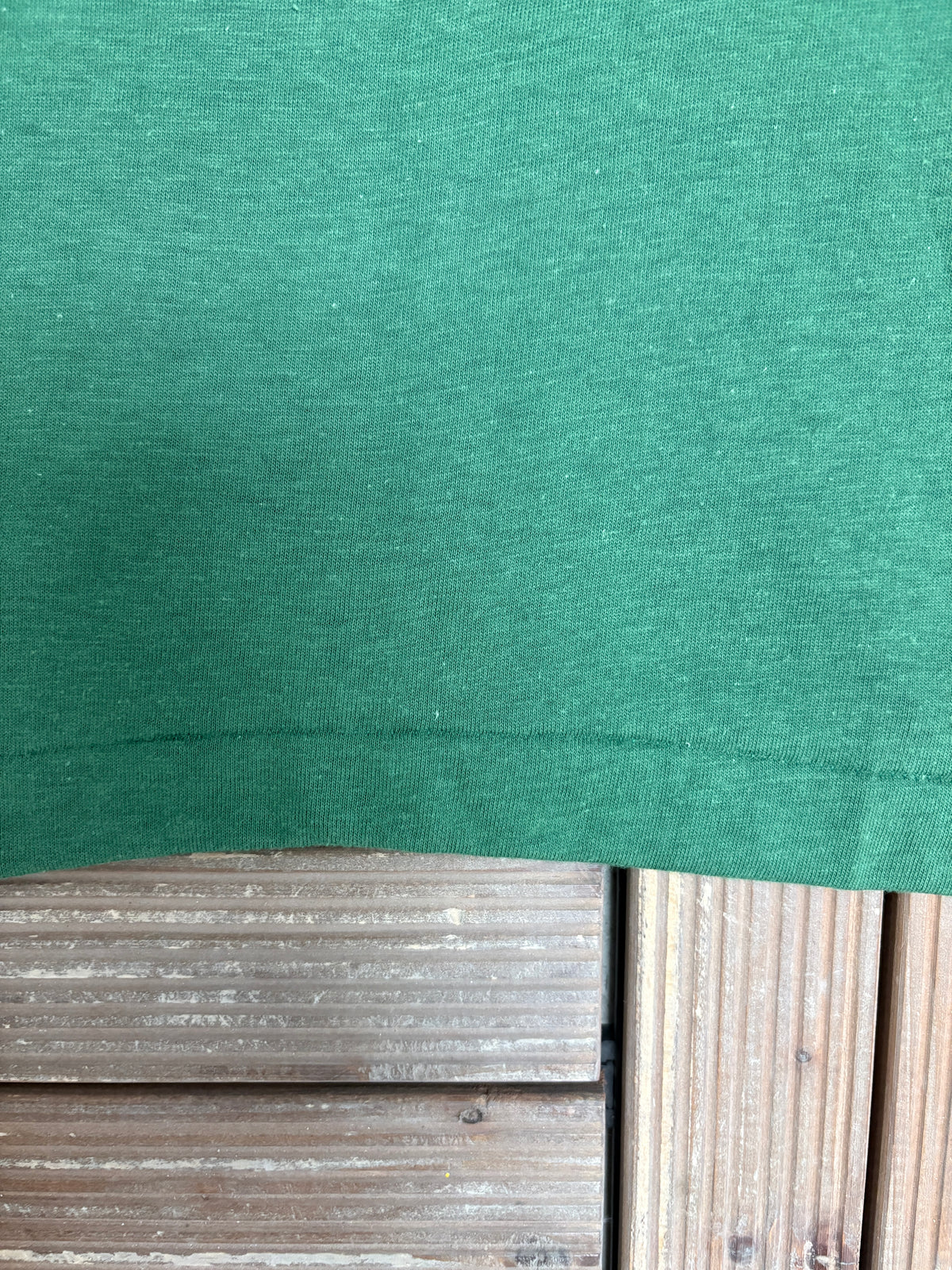 Stanfield's Blank Green Pocket Tee | Size Medium | Vintage 1980s Made in Canada Blank Green T-Shirt |