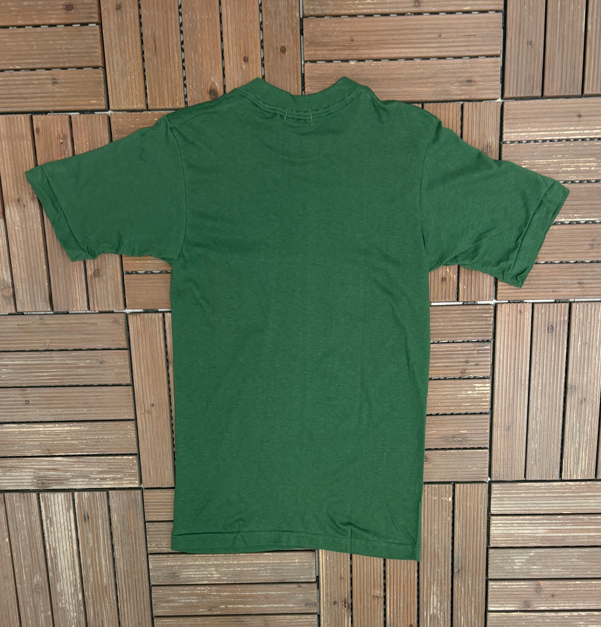 Stanfield's Blank Green Pocket Tee | Size Medium | Vintage 1980s Made in Canada Blank Green T-Shirt |