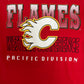 Calgary Flames Graphic Tee | Size Small | Vintage 1990s NHL Hockey Red T-Shirt |