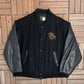 Ski-Doo Canada Graphic Jacket | Size Large | Vintage 2000s Varsity Black Jacket |