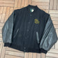 Ski-Doo Canada Graphic Jacket | Size Large | Vintage 2000s Varsity Black Jacket |