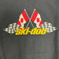 Ski-Doo Canada Graphic Jacket | Size Large | Vintage 2000s Varsity Black Jacket |