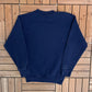 University of Akron Zips Graphic Crewneck | Size X-Small | Vintage 1990s College Blue Sweater |