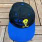 Tweety Bird Who Cares? Graphic Hat | One Size | Vintage 1990s Promotional Black Cap |